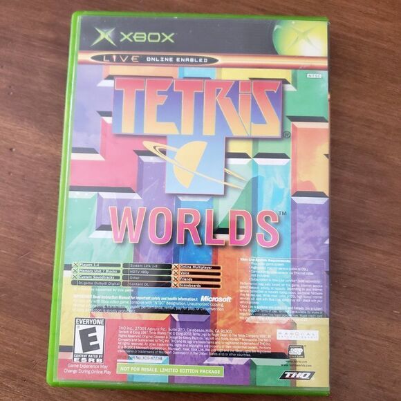 Star Wars The Clone Wars Tetris Worlds Combo Original XBOX Complete works - Picture 5 of 5